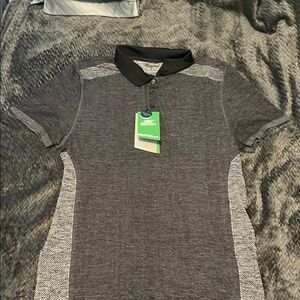 🌟 3 for $35! NWT Skechers Black and Gray Polo Shirt